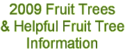 Order Fruit Trees Early and Save 20%