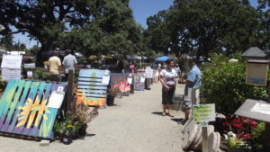 Pallets were sold through silent auctions with proceeds going to Livermore and Granada High School art programs